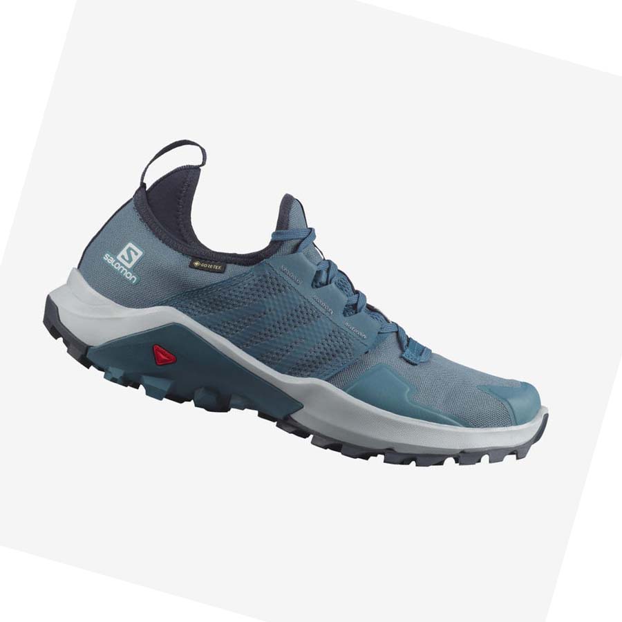 Salomon MADCROSS GORE-TEX Trail Futócipő Férfi Kék | HU 2120AHK